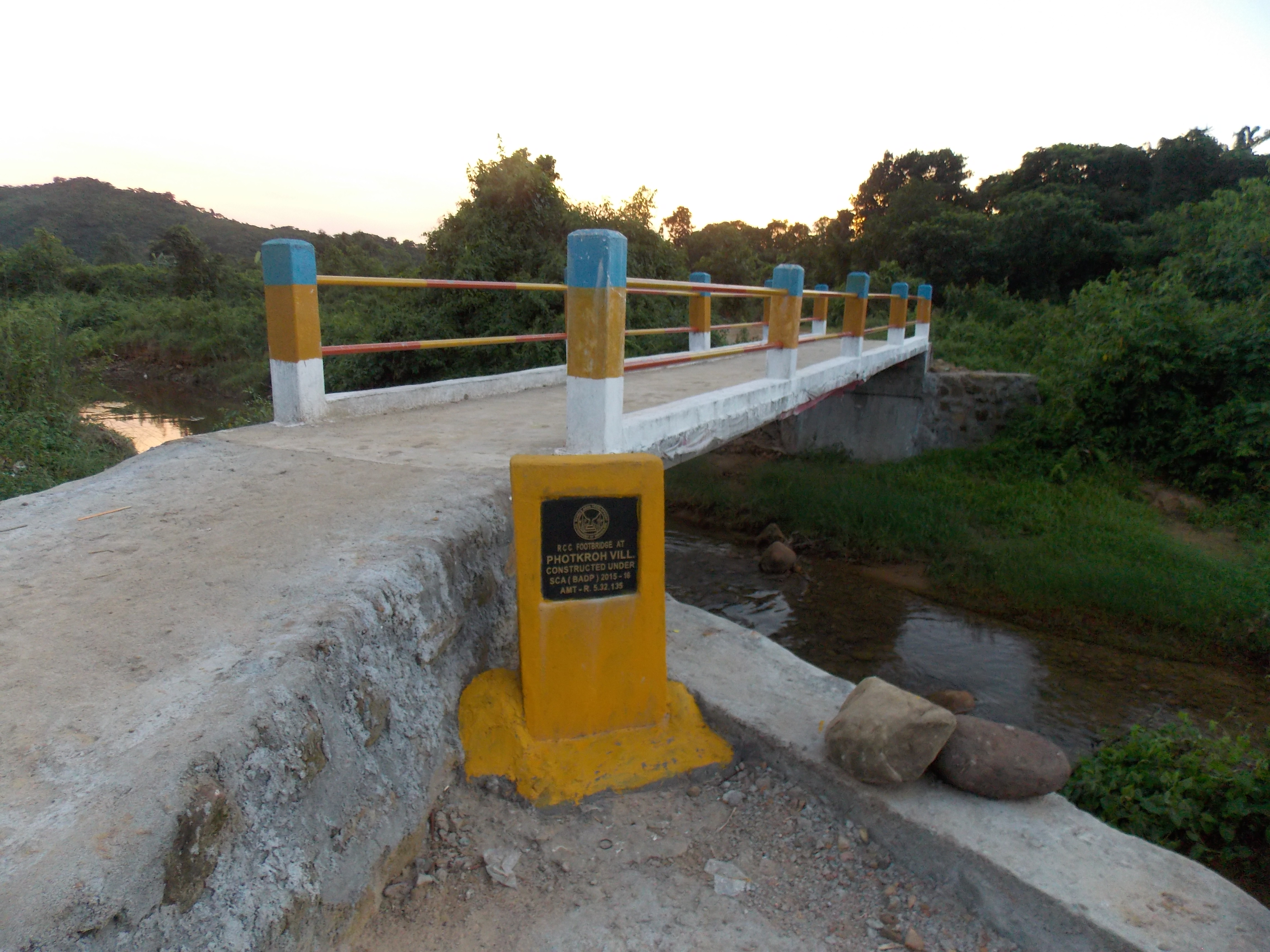 RCC footbridge at Photkroh village